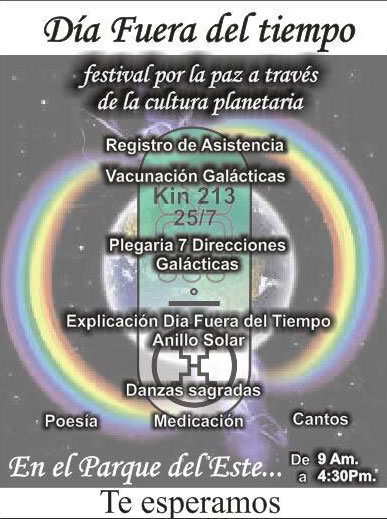[En el Parque del Este ... De 9am a 4:30pm]