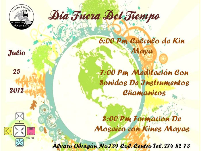 [Event Flier: Contact 274 82 73 - lacasadelasmusas.info@gmail.com]