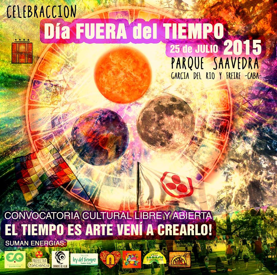Flyer for Day Out of Time July 25 2015 in Buenos Aires Argentina
