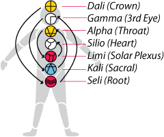 Radial Plasmas with Chakras