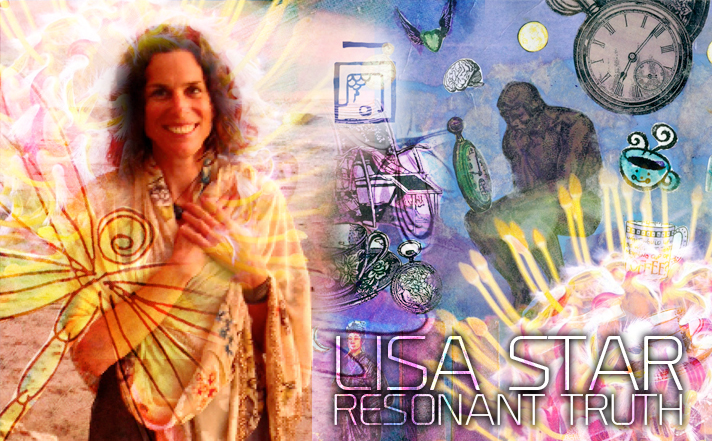 Photo Collage of artist Lisa Star of Resonant Truth