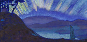 Nicholas Roerich's painting "Bridge of Glory"