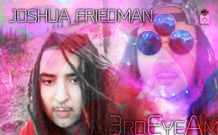 Photo Collage of artist Joshua Friedman a.k.a 3rdEyeAm