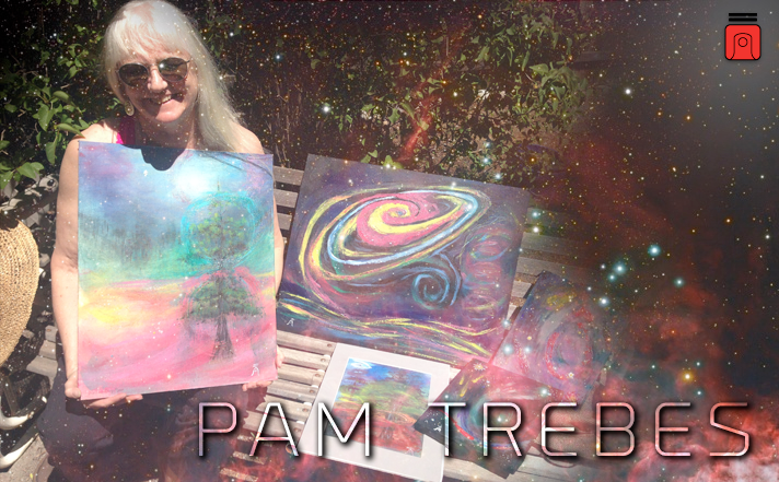 Photo Collage of Artist - Pam Trebes